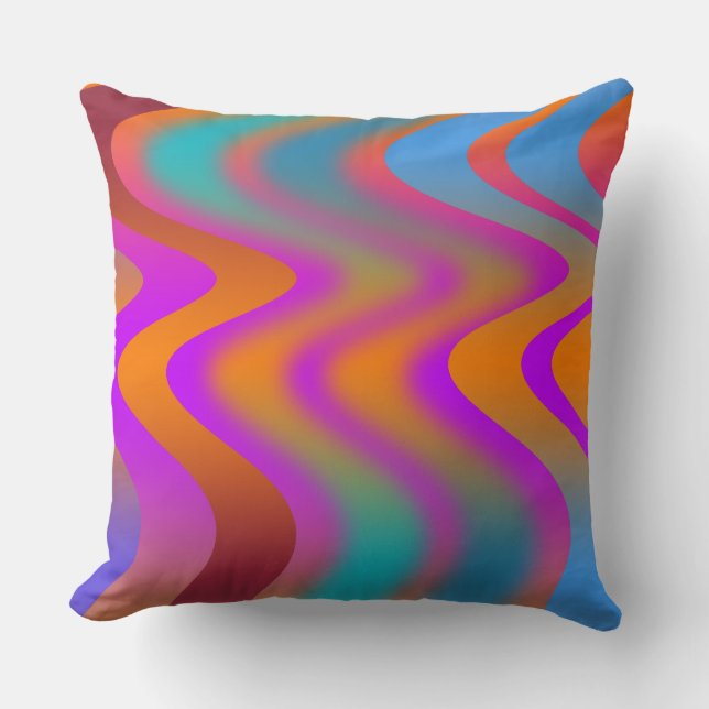 Coussin jeté ondulé (Recto)