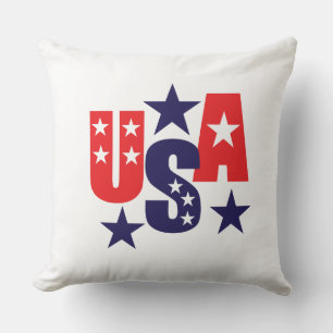 Coussin jeté patriotique 
