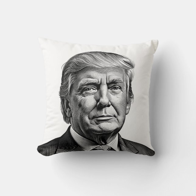 COUSSIN JETÉ PORTRAIT DE TRUMP SÉDUISANT (Recto)