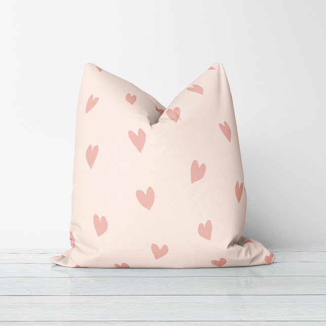 Coussin jeté rose pâle Toucher aimant (Créateur téléchargé)