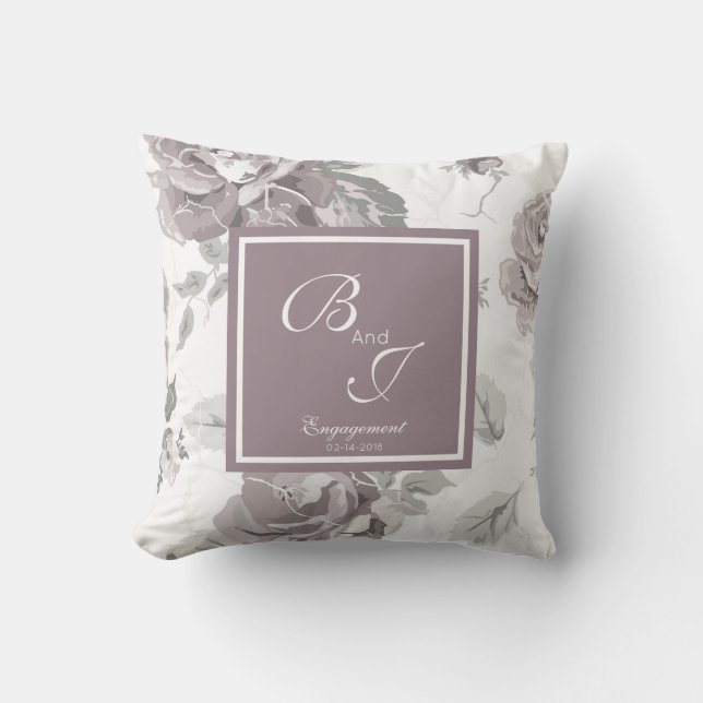 Coussin jeté rose poussiéreux (Recto)