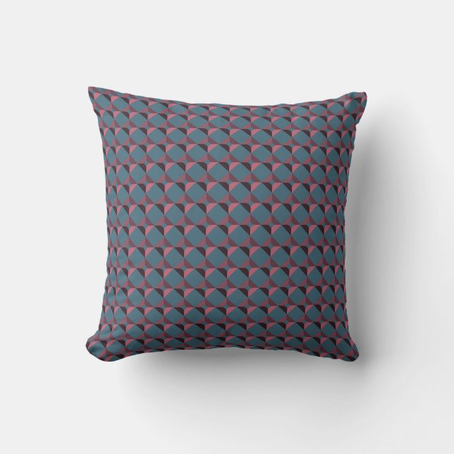 Coussin jeté Squares & Rounded Squares  (Recto)