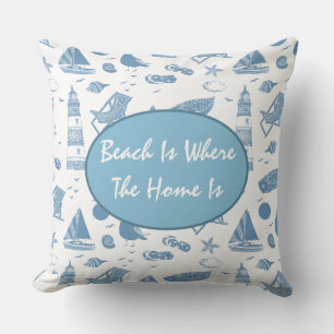 Coussin Jeté - Thème de la Plage