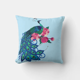 Coussin Jetée Coussin-Paon