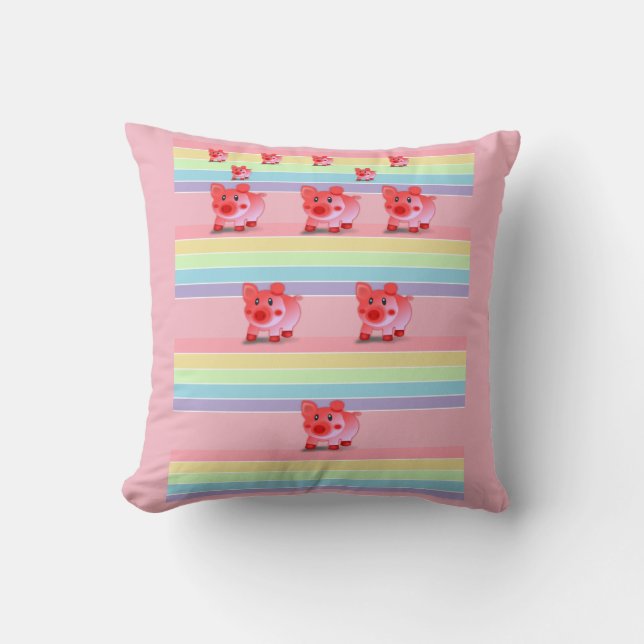 Coussin Jeter Cochon d'oreiller (Recto)