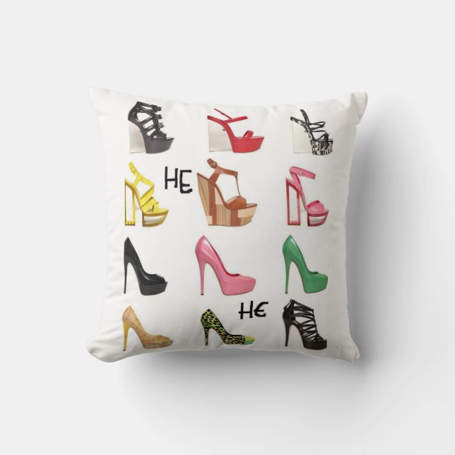 Coussin Jeter Des Chaussures D'Oreiller (Recto)