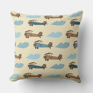 Coussin Jeter Jouet d'oreiller Avion