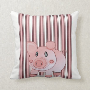 Coussin jeter le cochon de décore de l'oreiller