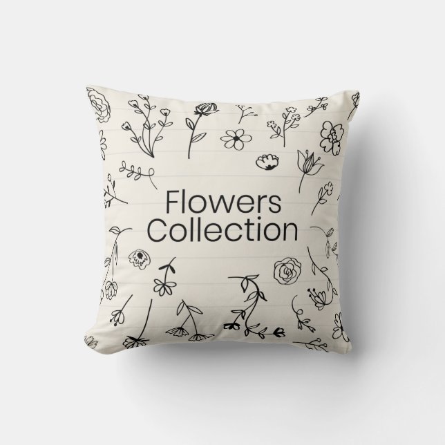Coussin Jeter l'oreiller 16 po x 16 po (Recto)