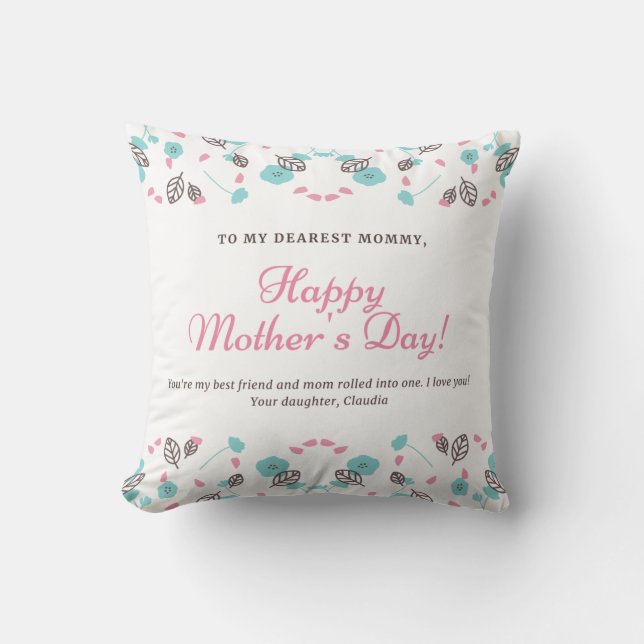Coussin Jeter l'oreiller 16 po x 16 po (Recto)