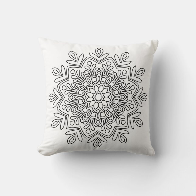Coussin Jeter l'oreiller 16 po x 16 po (Recto)