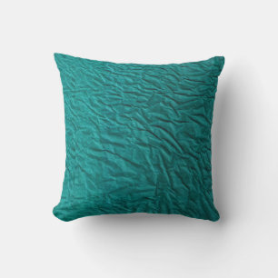 Coussin Jeter l'oreiller avec Crinkled Emerald Green Desig