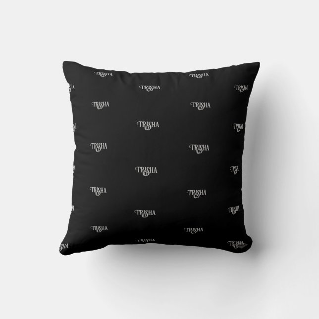Coussin Jeter l'oreiller avec le nom ou le texte HAMbyWG (Verso)