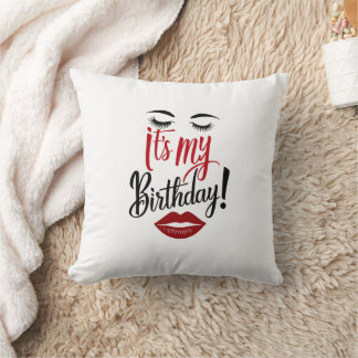 Coussin Jeter l'oreiller - C'est mon anniversaire