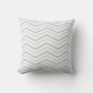 Coussin Jeter l'oreiller/Gris Chevron