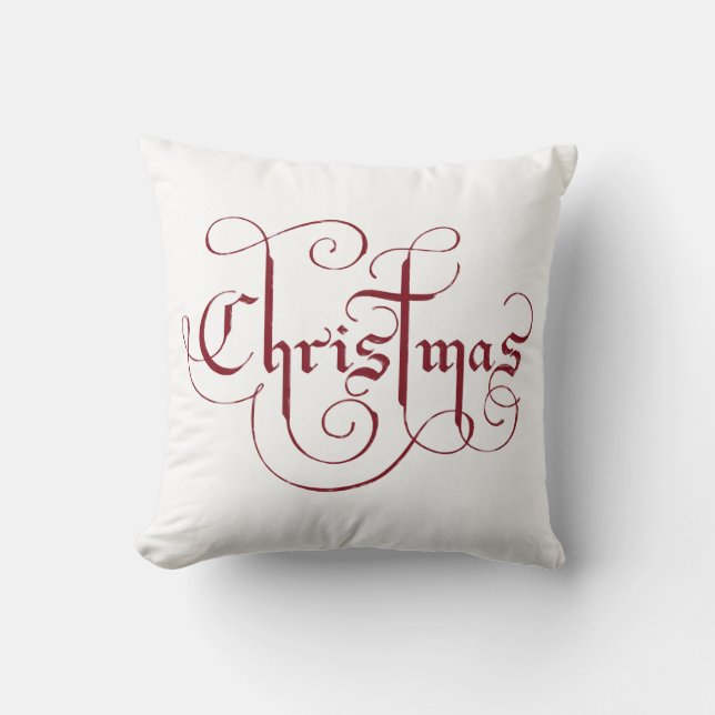 Coussin Jeter l'oreiller Noël (Recto)