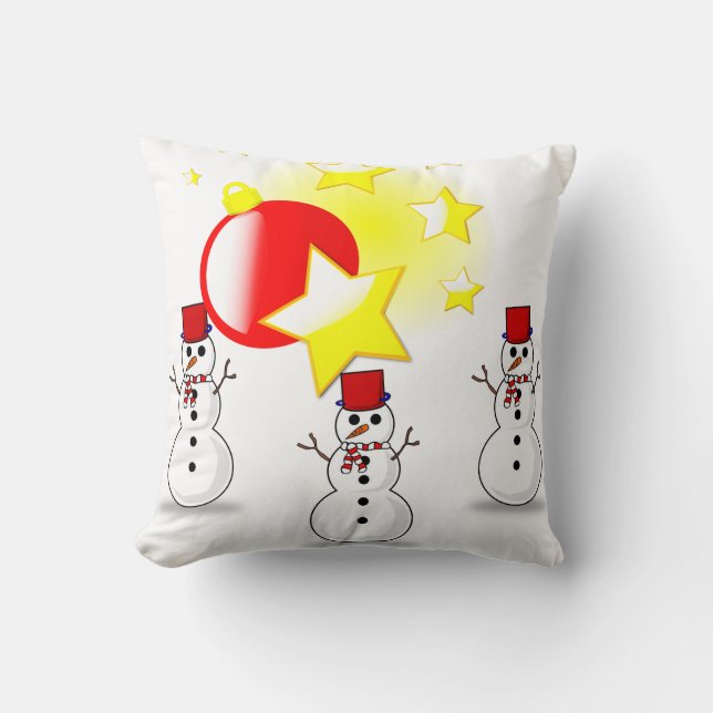 Coussin Jeter l'oreiller Noël (Recto)