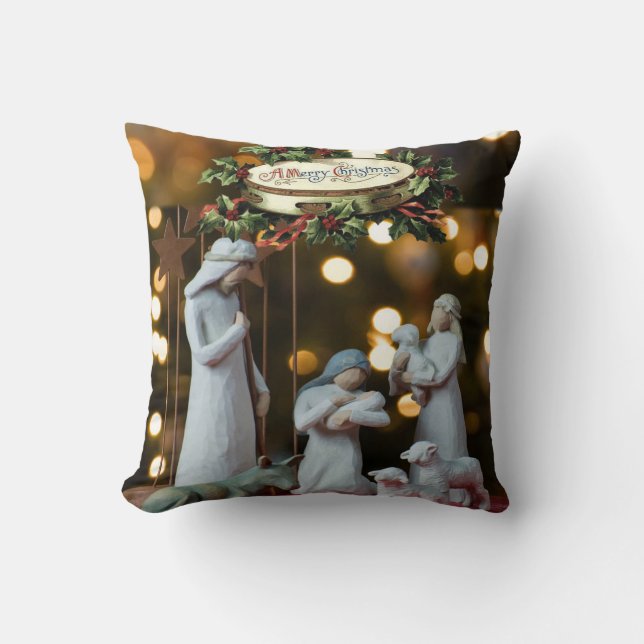 Coussin Jeter l'oreiller Noël (Recto)