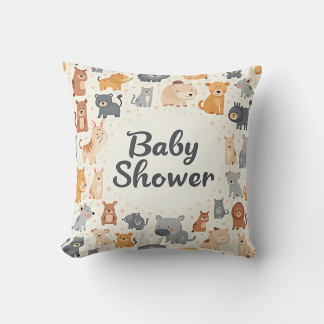 Coussin Jeter l'oreiller pour le Baby shower (Recto)
