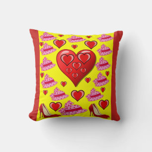 Coussin Jeter l'oreiller Saint-Valentin