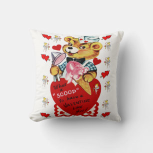 Coussin Jeter l'oreiller Saint-Valentin