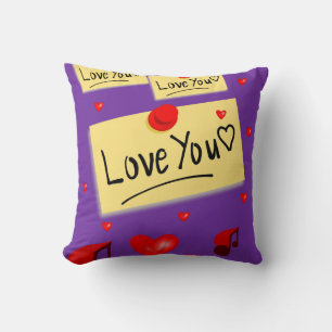 Coussin Jeter l'oreiller Saint-Valentin