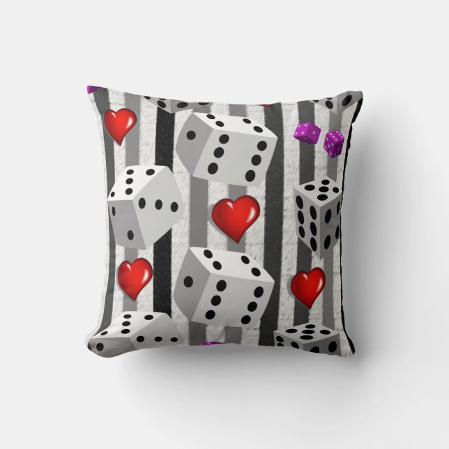 Coussin Jeter l'oreiller Saint-Valentin (Recto)