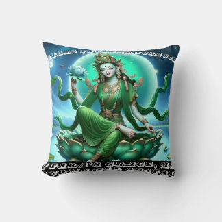 Coussin Jeter l'oreiller/ Tara verte