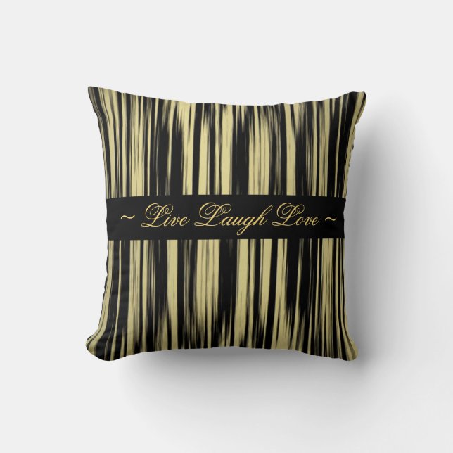 Coussin Jeter Oreiller/Rire en direct Amour (Recto)