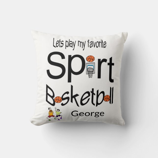 Coussin Jeter Pillow Basketball Sports (Recto)