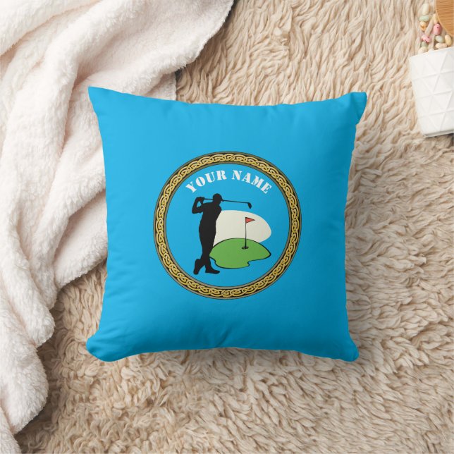Coussin Jeter Pillow Golf - Ajouter un nom - Golfer (Couverture)
