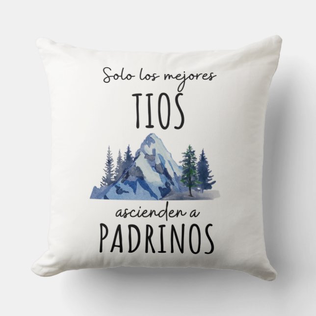 Coussin Jeter Pillow Padrinos De Bautizo (Recto)