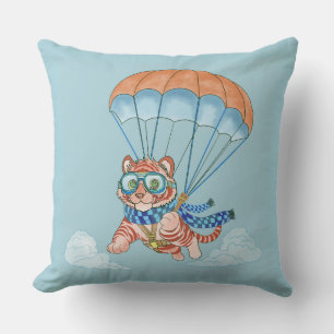 Coussin Jetez le tigre de parachute d'oreiller
