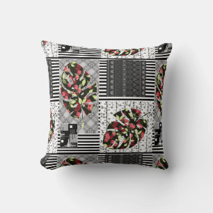 Coussin Jetez l'oreiller Abstrait patchwork quilt ret de c