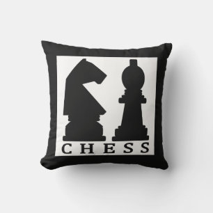 Coussin Jetez l'oreiller CHESS