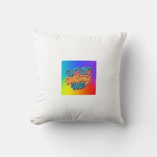 Coussin Jetez l'oreiller, lancez l'oreiller 16" x 16"