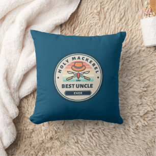 Coussin Jetez l'oreiller - Saint-Maquereau! Meilleur oncle