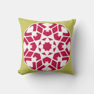 Coussin Jetez l'oreiller, un design d'impression en tissu