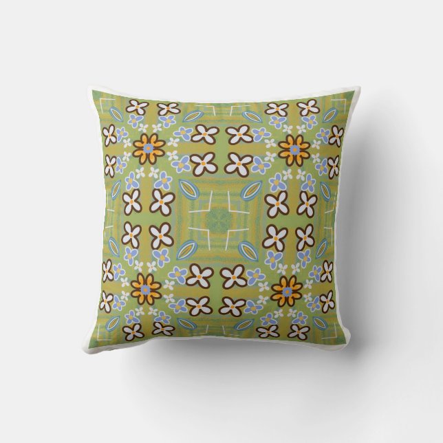 Coussin Jetez-moi un peu de Flower Power  (Verso)