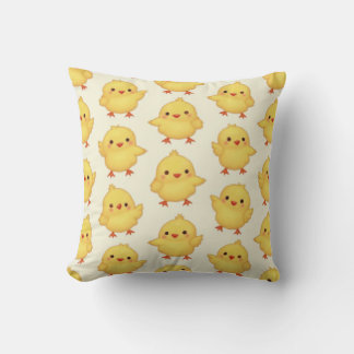 Coussin jeton jaune mignon