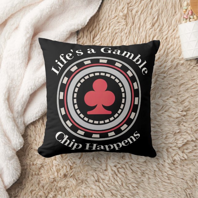 Coussin Jetons de poker (Couverture)