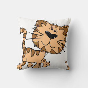 Coussin jetter la chatte de décore d'oreiller