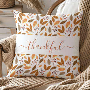 Coussin Jeu d'Action de grâce - Feuilles d'automne Décor