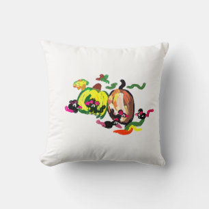 Coussin Jeu d'automne à cinq mouches