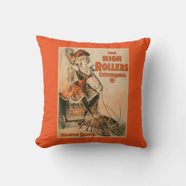 Coussin Jeu de "agneau de Mamie" de fantaisie de flambeurs (Recto)
