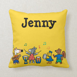 Coussin Jeu de Maisy et d'amis dans la bande