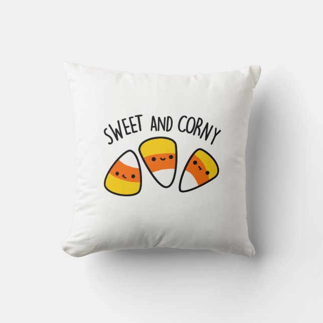 Coussin Jeu De Noisettes De Maïs Drôle Et Doux (Recto)