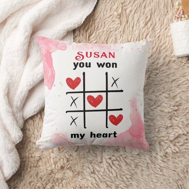 Coussin Jeu de puzzle I Tu as gagné mon cœur (Couverture)