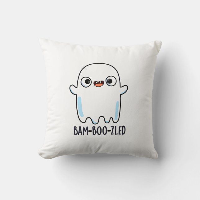 Coussin Jeu d'Halloween amusant et confus de Bam-boo-zled (Recto)