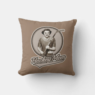 Coussin Jeu d'oreiller de maman de hockey